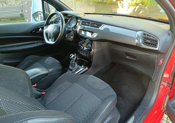 Citroen DS3 cena 20500 przebieg: 82000, rok produkcji 2010 z Pleszew małe 67